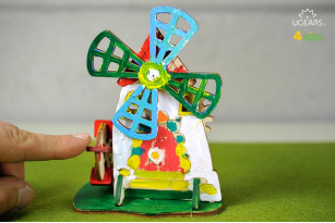 3D-Modell «Mühle» zum Bemalen